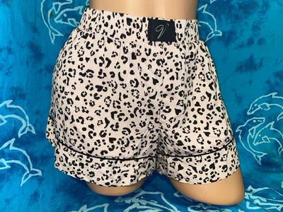 Victoria’s Secret 2021 Lindo Animal Estampado Leopardo Corazón Dormir Pijama Pantalones Cortos M Foto 1 de 4