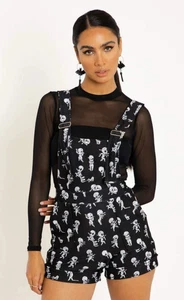 BlackMilk Mummified Short Overalls Halloween Mummy Horror Size XS X-Small - Picture 1 of 10