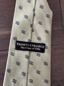 Vintage Trinity College (Hartford) Klasse von 1956 Krawatte 100 % Seide - Bild 1 von 4