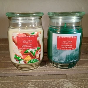 2/ Duftkerzen Midnight Forest & Sugar Cookie Ashland 17 Oz Glas tolle Düfte - Bild 1 von 3
