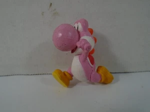 2008 NINTENDO SUPER MARIO--1.75" PINK YOSHI MINI FIGURE (LOOK) - Picture 1 of 5