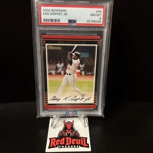 2002 bowman ken griffey jr psa 8 - Picture 1 of 2