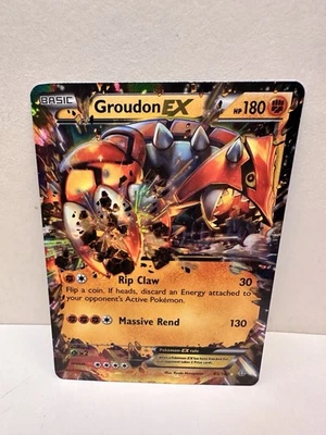 GROUDON EX 85/160 ULTRA RARE PRIMAL CLASH XY Pokemon TCG 2015 - Image 1 of 4
