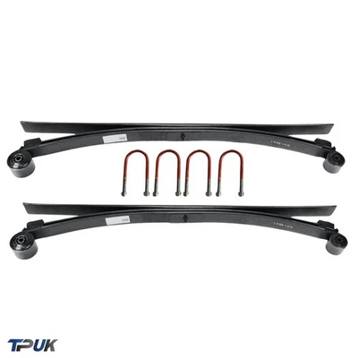 Ford Transit Mk8 Leaf Springs 2+1 Heavy Duty Ubolts Triple 2.0 2.2 Rwd 14 On (2) - Image 1 of 4