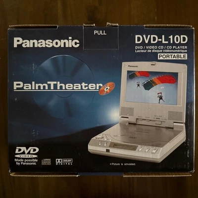 Panasonic DVD-L10D primer reproductor de DVD portátil 1998 sin usar en caja Foto 1 de 4