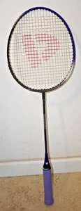 DONNAY Classic Quality Badminton Racket Blue & Black 110 grams New Wilson Grip - Picture 1 of 12