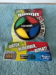 Paquete de juguetes electrónicos de juego Simon Micro Series (Hasbro Gaming) ¡Nuevo sellado! - Imagen 1 de 5