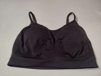 Jockey Bralette Bra XL Black Seamless Padded Wireless Wire free Comfort AA - Image 1 of 3