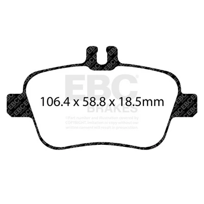 EBC Brakes DP22157 Greenstuff 2000 Series Sport Brake Pads - Image 1 of 4