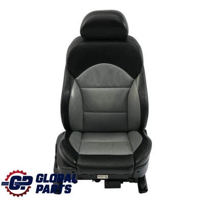 BMW E39 M5 Front Seat Sport Memory Heated Right O/S Black Silver Leather  - Image 1 of 4