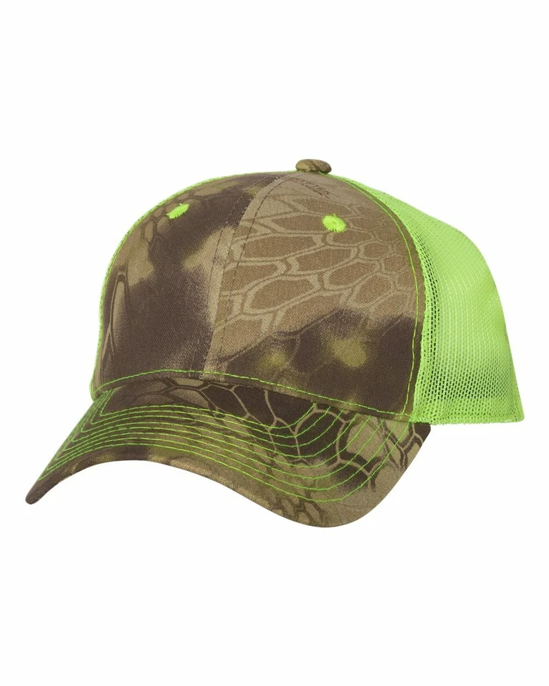 Gorras camufladas, Realtree Mossy Oak Kryptek malla trasera, sombreros de alta visibilidad de seguridad para caza Foto 1 de 1