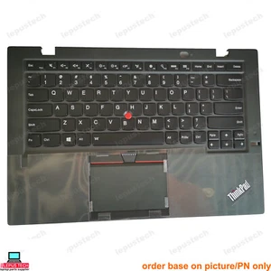 Lenovo ThinkPad X1C X1 Carbon 3rd Gen 2015 Top Case backlit US keyboard palmrest - Bild 1 von 4
