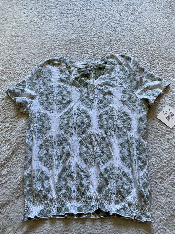 Camiseta Falls Creek Mujer Estampado Calzoncillo Manga Corta Cuello en V Multicolor Talla M Foto 1 de 4