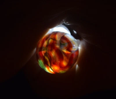 💥Редкий JABO 🍷Винное пятно стекло Swirl игрушка мрамор стрелок размер .781» = 25/32» новом! - Изображение 1 из 4