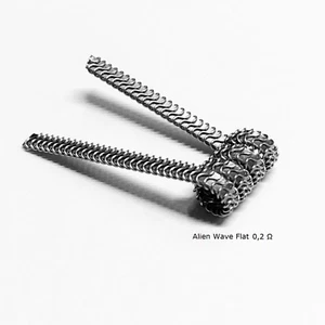 10x Alien Wave Flat 0,2 Coils Draht Wire Wicklung Verdampfer RDA RBA RTA RDTA - Bild 1 von 2
