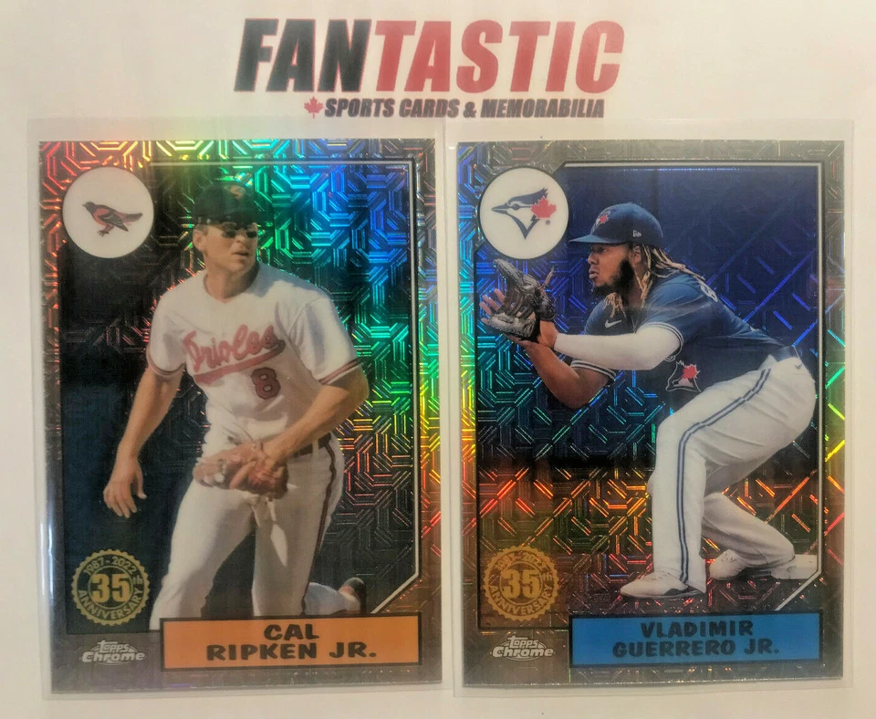 2022 Topps Series 1 - 1987 Chrome Silver Pack YOU PICK T87C-1 to 100 inc RC etc - Image 1 of 2