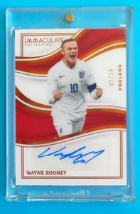 2023-24 Panini Immaculate England Wayne Rooney Auto 2/10 SP - Picture 1 of 2