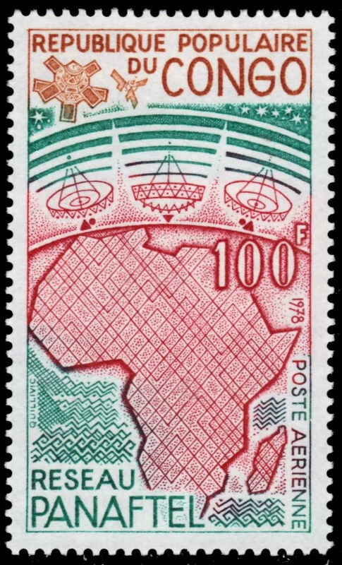 P.R. CONGO C247 - Red Panafricana de Telecomunicaciones (pb89760) Foto 1 de 1