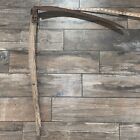 Vintage Antique 31" Long Scythe Hay Grain Sickle Farm Tool Blade is 25” Long