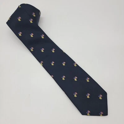 Gravata de poliéster vintage Alynn 1982 suporte nossas tropas bandeiras fitas amarelas - Imagem 1 de 4