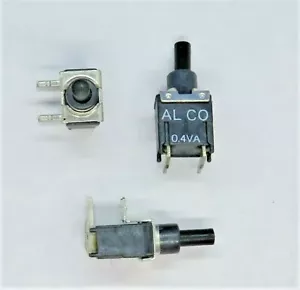 AUGAT ALCOSWITCH TSPD11FGRA0 PUSH BUTTON SWITCH SPDT 0.4VA 20V - Picture 1 of 4