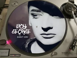 Boy George (Culture Club) - Don't Cry 12" PICTURE DISC LP - Picture 1 of 2