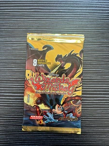 GCC Wizards of Mickey Busta da 9 Carte Sealed ITA Gold Design Drago - Imagen 1 de 1