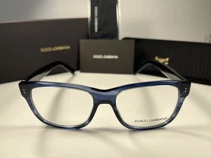 🙂 Nuevo en caja Dolce & Gabbana 3305 3065 marcos azules translúcidos 54/17/145 - Imagen 1 de 8