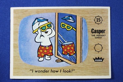 Fleer Casper 1960 - #15 "¡Me pregunto cómo me veo!" - En muy buen estado Foto 1 de 4