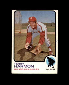 Autografo Terry Harmon firmato autentico 1973 Topps Philadelphia Phillies - Foto 1 di 2