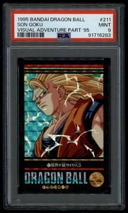 Dragon Ball Japanese Visual Adventure 95 211 Prism Son Goku 1995 PSA 9 91716283 - Picture 1 of 2