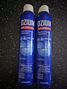 Lot of 2: Ozium Air Freshener Dispenser 8 oz Original Scent - Eliminate Odors - Picture 1 of 1