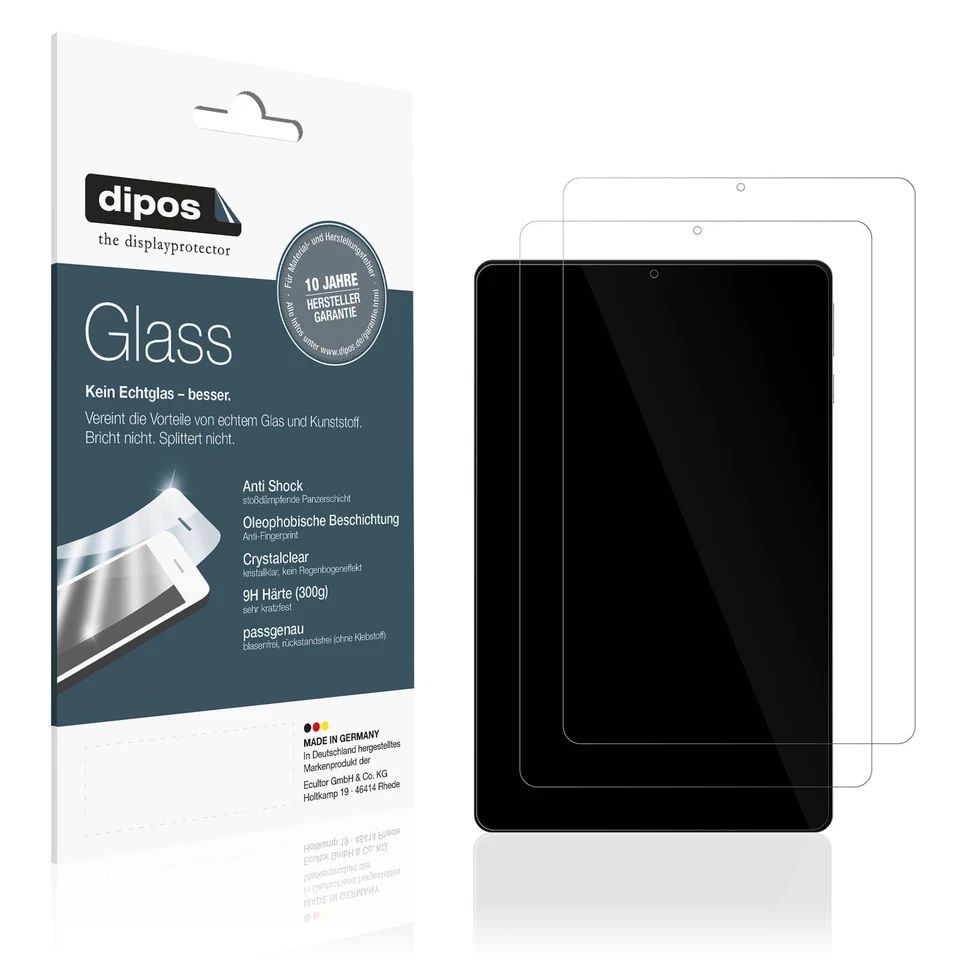 2x Screen Protector for Acer Iconia Tab A10 10.1 Zoll Flexible Glass 9H dipos - Image 1 of 4