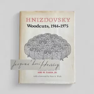 SIGNED - Hnizdovsky Woodcuts, 1944 - 1975 : A Catalogue Raisonne by Abe M. Tahir - Foto 1 di 21