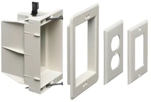 Arlington® DVFR1W eléctrico interior empotrado de una sola banda EN CAJA® (blanco) - Imagen 1 de 12