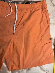 Pantaloncini da bagno uomo Chaps taglia XL arancione tronchetti sport acquatici sci - Foto 1 di 17