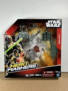 Hasbro Hero Mashers Star Wars Boba Fett sigillato nella scatola HTF - Foto 1 di 7