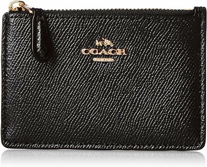 Coach Womens Mini SKINNY ID Case in Crossgrain Leather