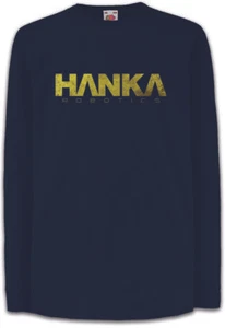 HANKA LOGO Kids Long Sleeve T-Shirt Ghost Company Sign in the Shell Logo - Picture 1 of 1