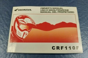 37KYKB20 HONDA CRF110F MANUAL DE PROPIETARIOS 00X37-KYK-B200 - Imagen 1 de 2