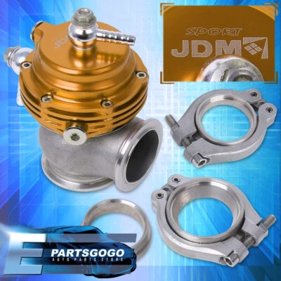 35mm 38mm Compact V Band Manifold Turbocharger Gold External Waste Gate - Image 1 of 4