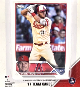 MLB Topps 2023 Los Angeles Angels Team Card Set - Factory Sealed 17 Karten - NEU! - Bild 1 von 4