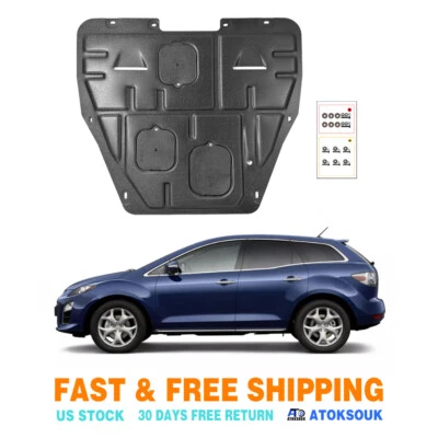 For Mazda CX-7 2007-2012 Under Engine Splash Guards Front Engine Mud Flaps Foto 1 de 4