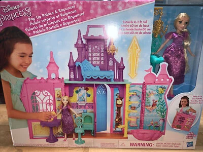NUEVO Juego Castillo Palacio Pop Up Princesa Rapunzel Disney Foto 1 de 2