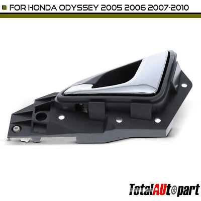 Manija de puerta interior cromada + gris para Honda Odyssey 2005-2010 lado del conductor delantero Foto 1 de 4