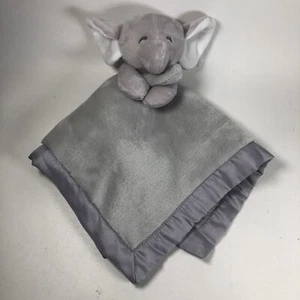 Carters Plush Elephant Lovey Baby Blanket Grey 15” 2016 Stuffed Animal Toy - Picture 1 of 10