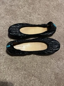 Tieks By Gavrieli Sz 8 Black Slip On Shoe - Picture 1 of 9
