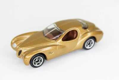 Chrysler Atlantic Concept Hot Rod 1997 Matchbox escala 1:64 dorado metálico bonito Foto 1 de 4