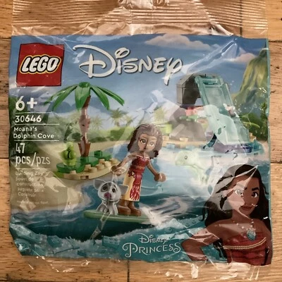 LEGO DISNEY PRINCESS 30646 Moana’s Dolphin Cove Polybag NEW SEALED RETIRED Moana - Image 1 of 2