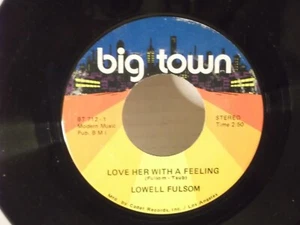 Lowell Fulson, Big Town 712,"Lover Her With A Feeling"US,7"45,50's blues,RI, neuwertig - Bild 1 von 2